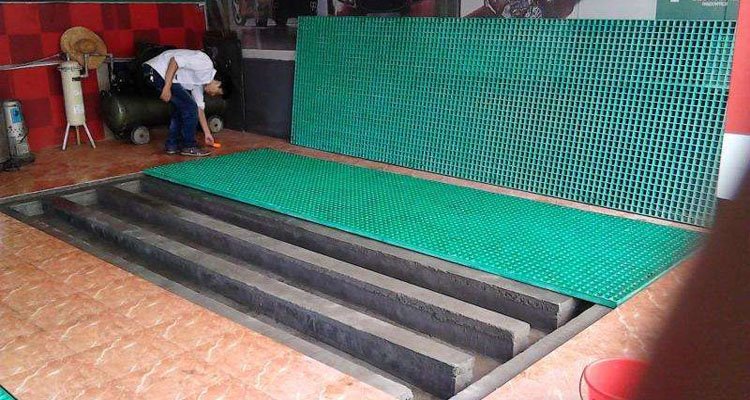 car wash frp grating 2